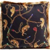 KARE Design Coussin Tiger Chain Noir 45X45Cm