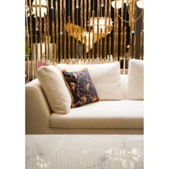 KARE Design Coussin Tiger Chain Noir 45X45Cm