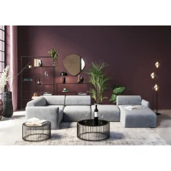 KARE Design Ensemble De Canapés 2 Lucca Gris Droite 328Cm