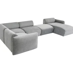 KARE Design Ensemble De Canapés 2 Lucca Gris Droite 328Cm