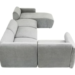KARE Design Ensemble De Canapés 2 Lucca Gris Droite 328Cm