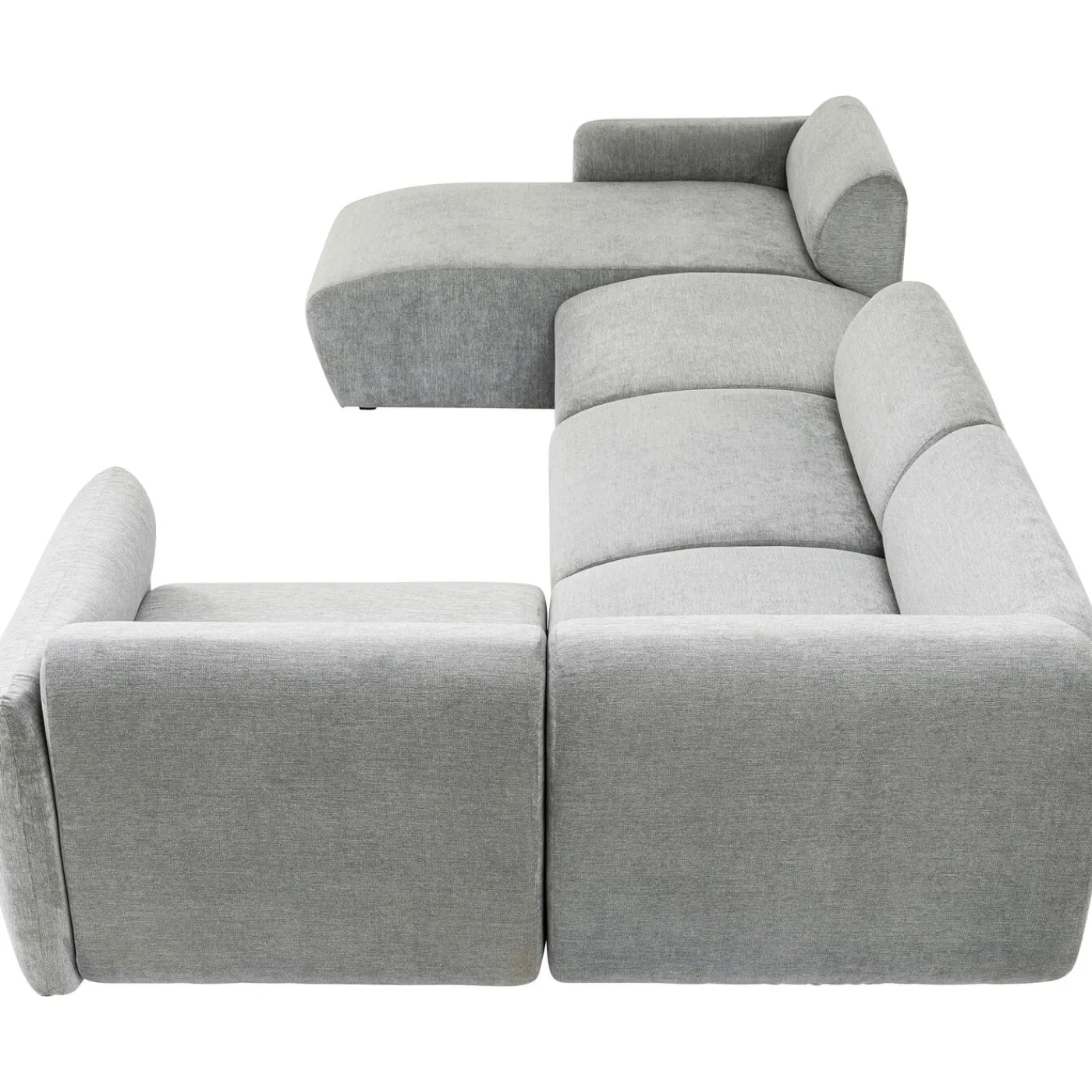 KARE Design Ensemble De Canapés 2 Lucca Gris Gauche 328Cm