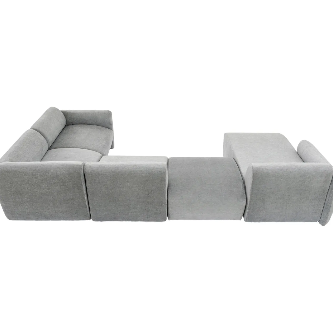 KARE Design Ensemble De Canapés 2 Lucca Gris Gauche 328Cm