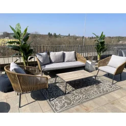 KARE Design Ensemble De Sieges Elba Nature Cinque (4-Pcs)