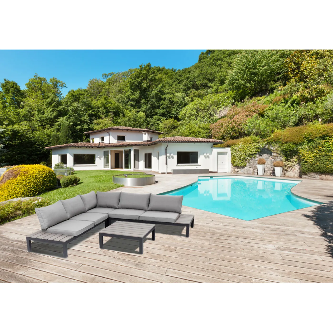 KARE Design Ensemble De Sieges Holiday Noir (4-Pcs)