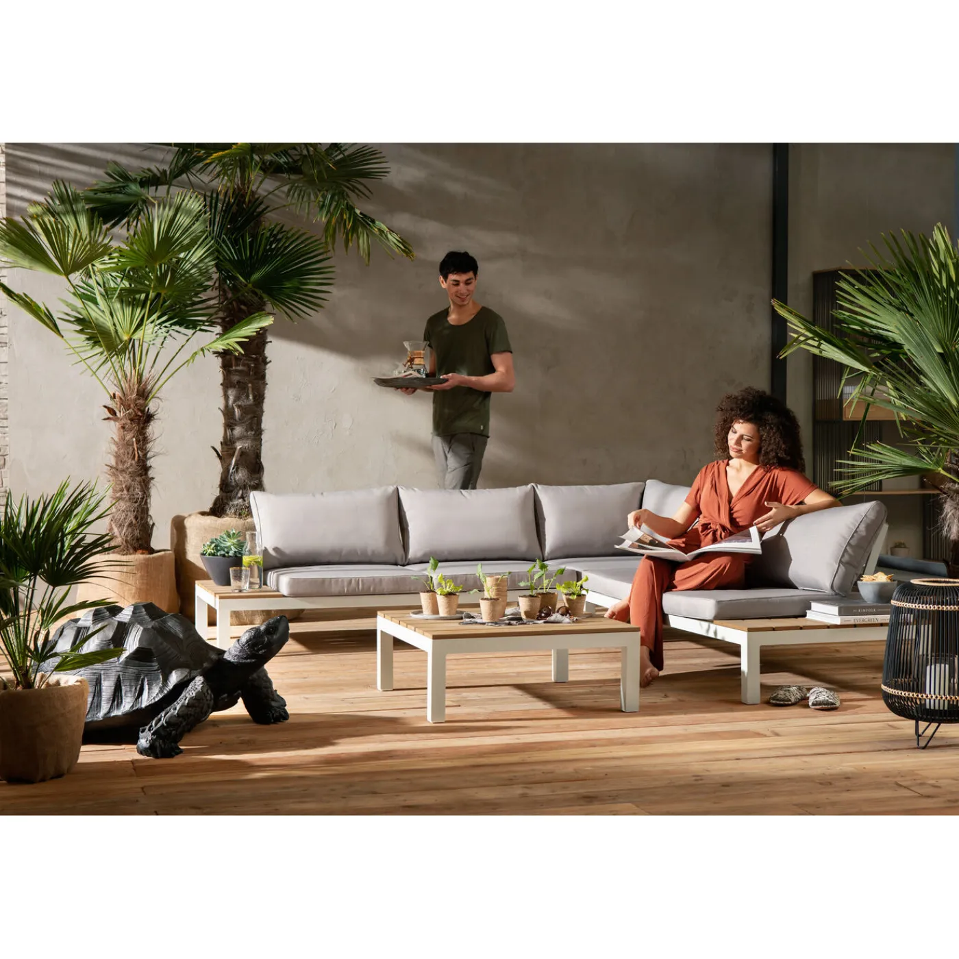 KARE Design Ensemble De Sieges Holiday Blanc (4-Pcs)