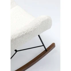 KARE Design Fauteuil À Bascule Balance Blanc