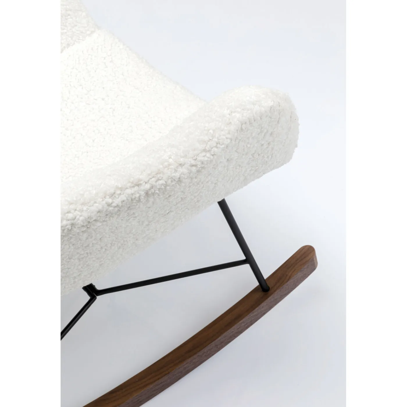 KARE Design Fauteuil À Bascule Balance Blanc