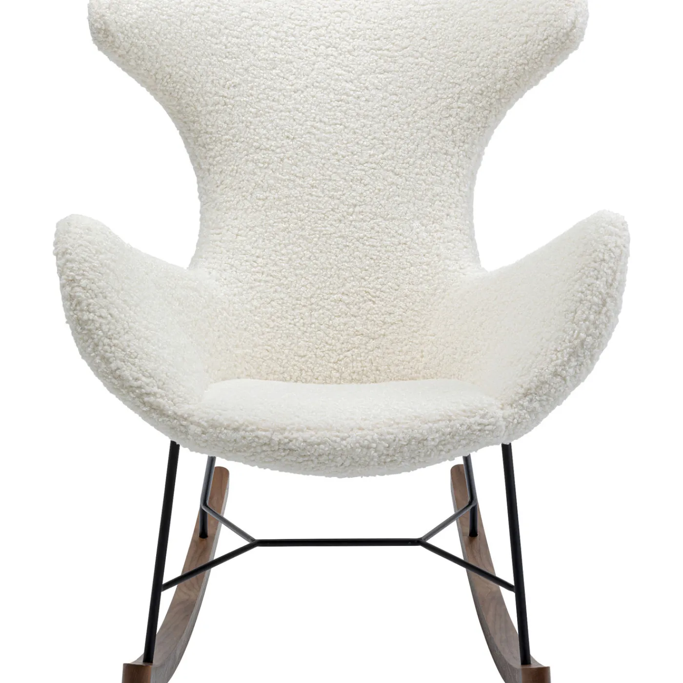 KARE Design Fauteuil À Bascule Balance Blanc