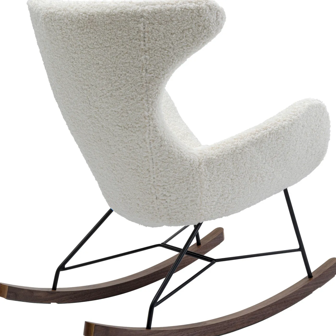KARE Design Fauteuil À Bascule Balance Blanc