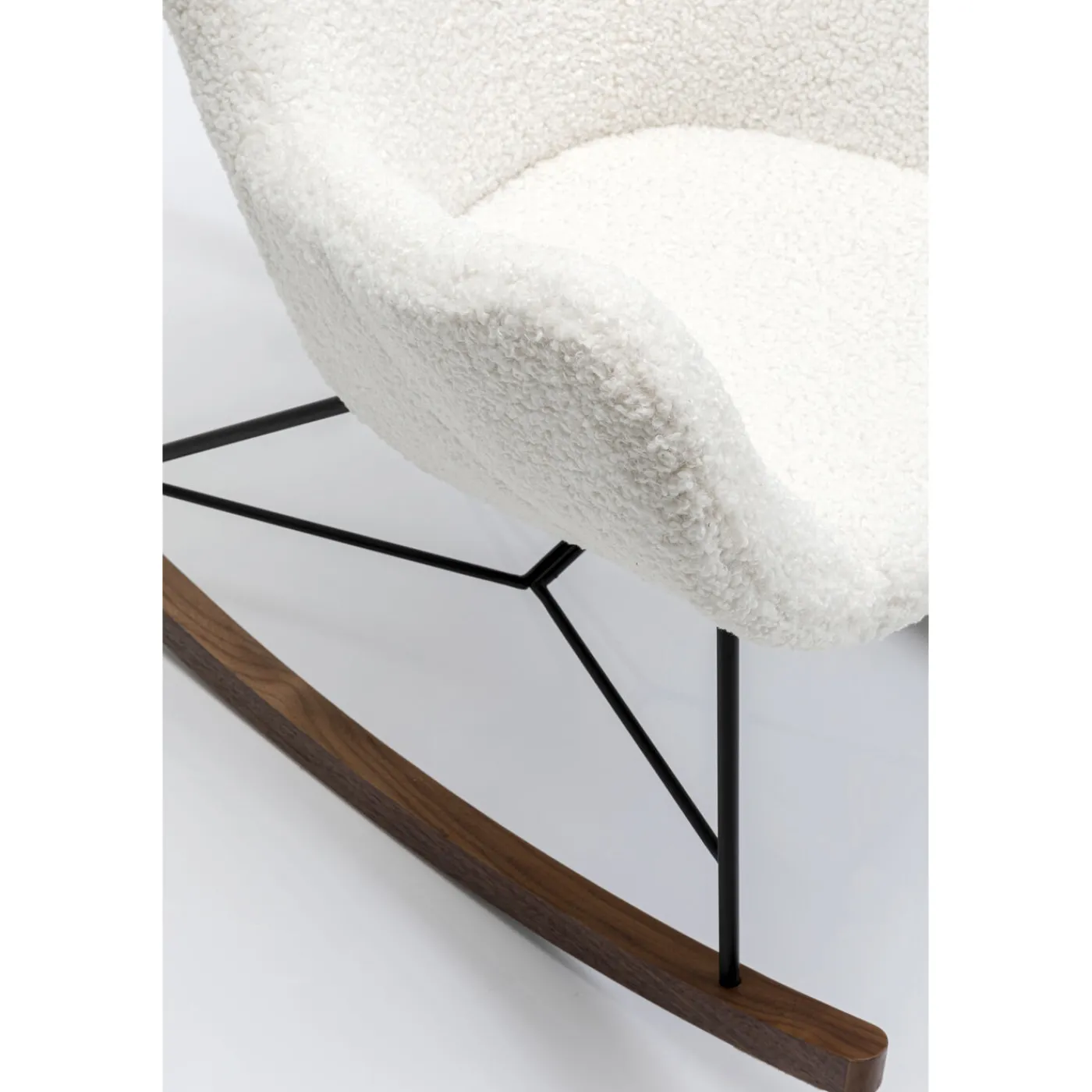 KARE Design Fauteuil À Bascule Balance Blanc