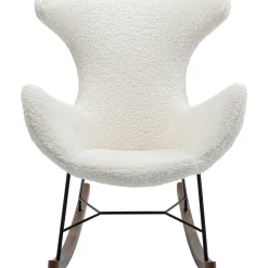 KARE Design Fauteuil À Bascule Balance Blanc
