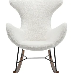 KARE Design Fauteuil À Bascule Balance Blanc