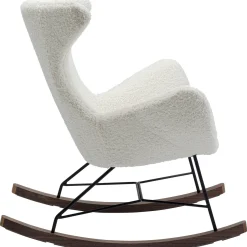 KARE Design Fauteuil À Bascule Balance Blanc