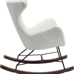 KARE Design Fauteuil À Bascule Balance Blanc