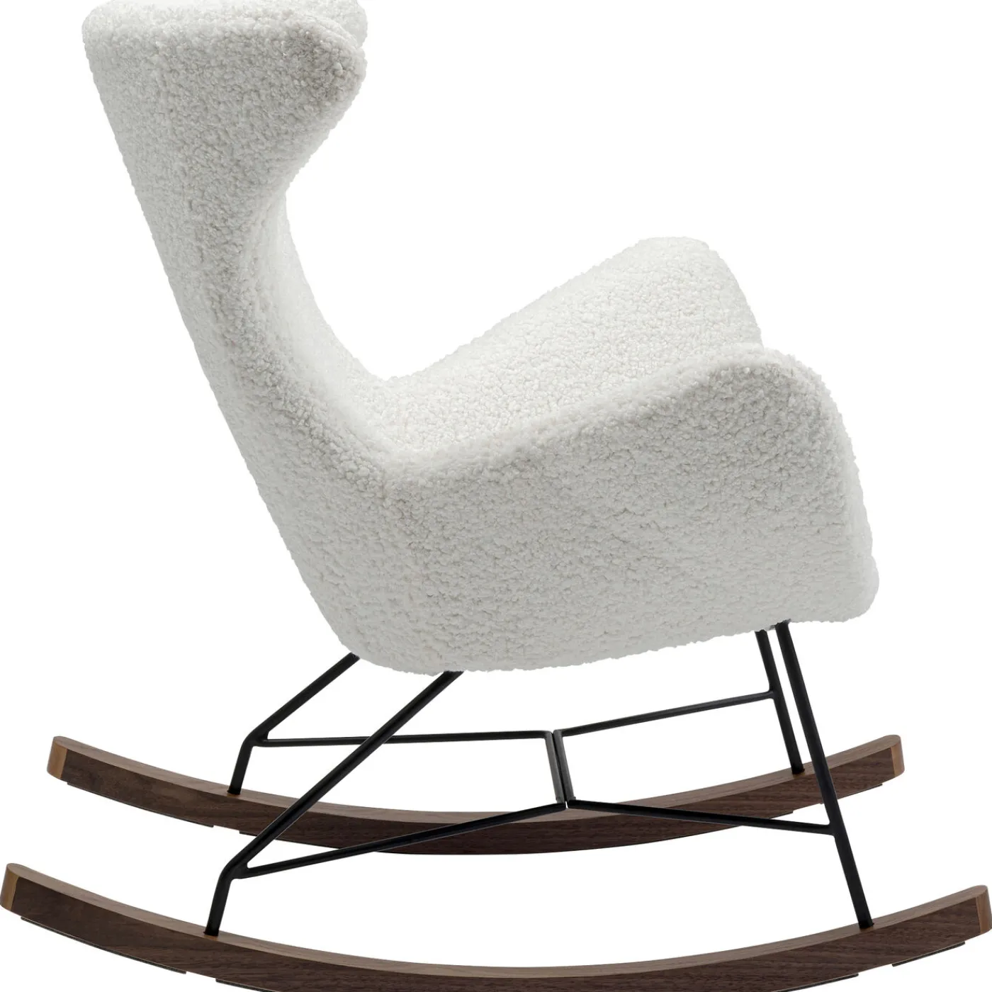 KARE Design Fauteuil À Bascule Balance Blanc