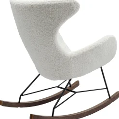 KARE Design Fauteuil À Bascule Balance Blanc