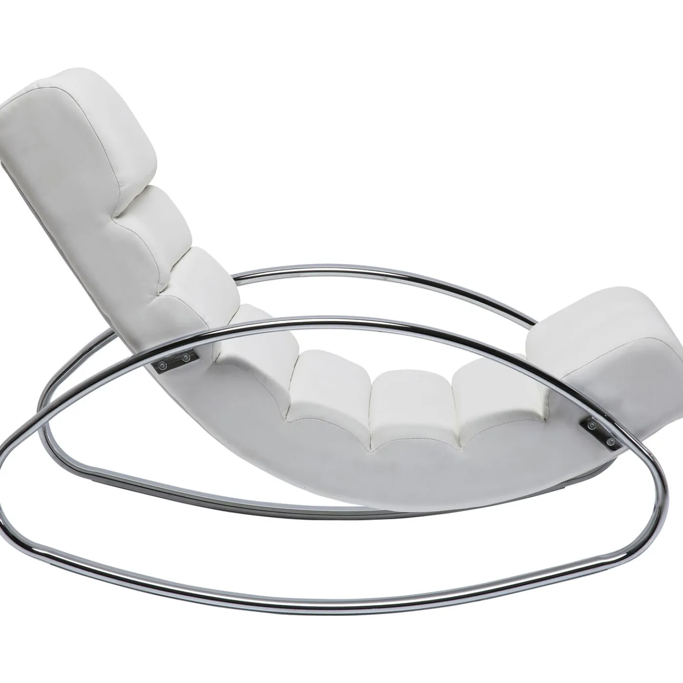 KARE Design Fauteuil À Bascule Manhattan Blanc