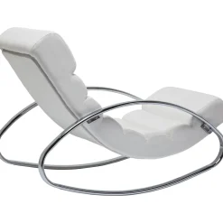 KARE Design Fauteuil À Bascule Manhattan Blanc