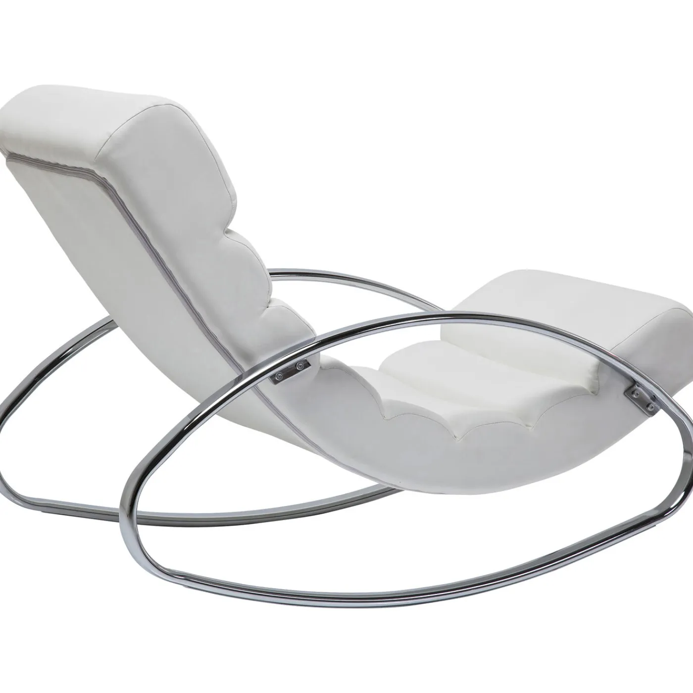 KARE Design Fauteuil À Bascule Manhattan Blanc