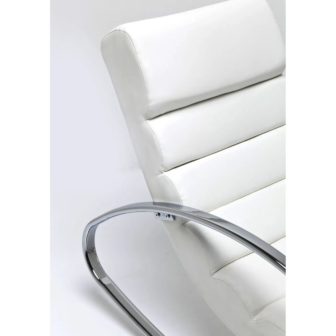 KARE Design Fauteuil À Bascule Manhattan Blanc