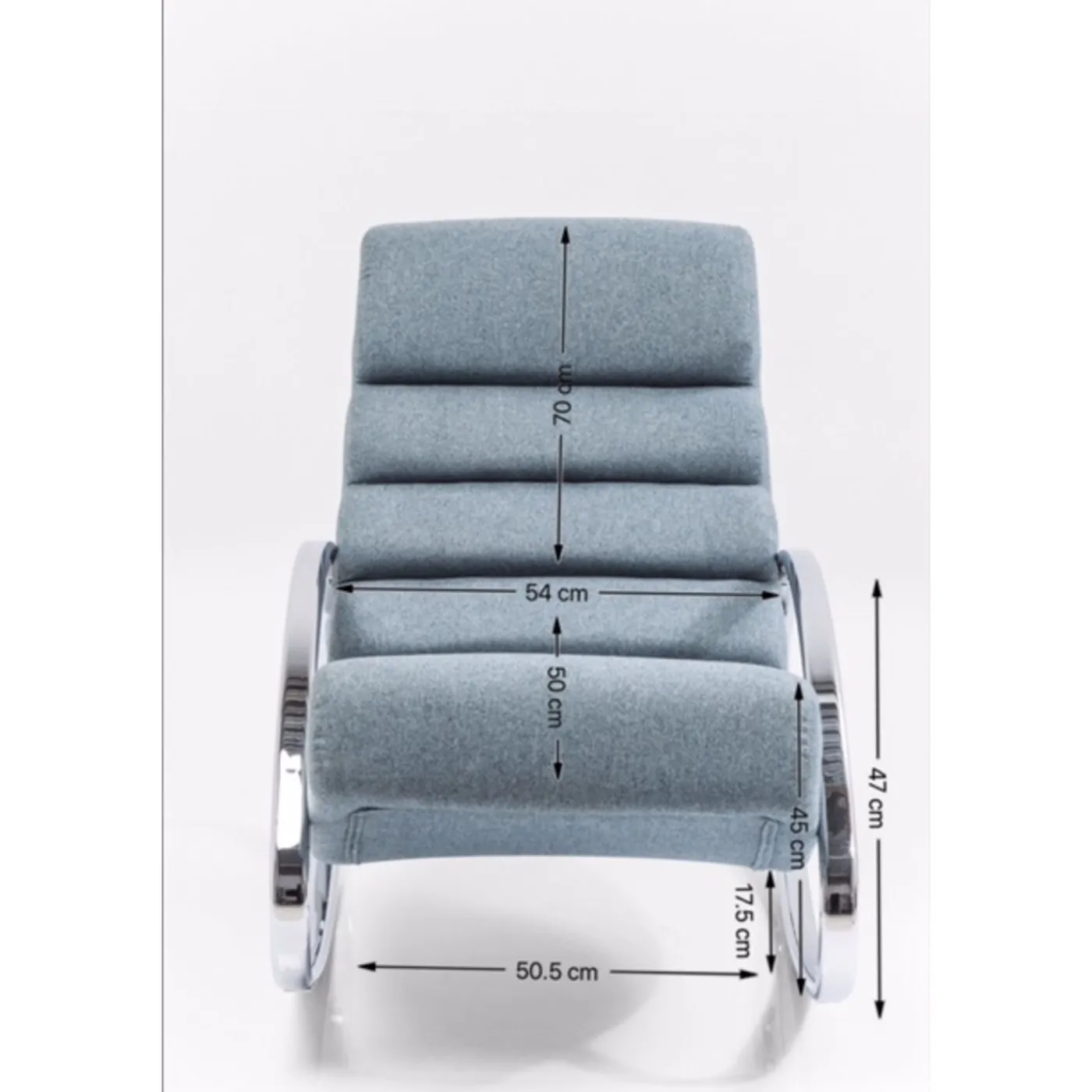 KARE Design Fauteuil À Bascule Manhattan Grey Beige