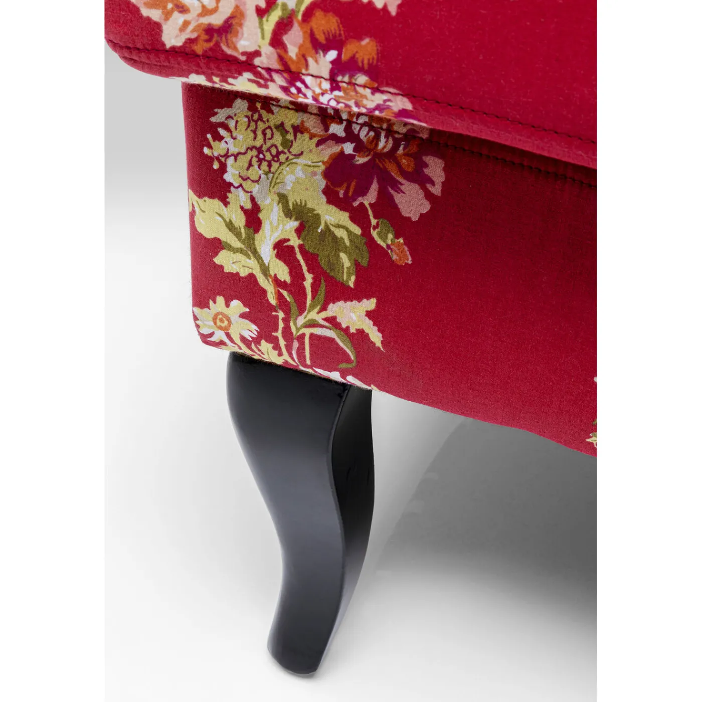 KARE Design Fauteuil À Oreilles Patchwork Rouge