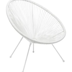 KARE Design Fauteuil Acapulco Blanc