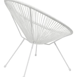 KARE Design Fauteuil Acapulco Blanc