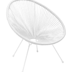 KARE Design Fauteuil Acapulco Blanc