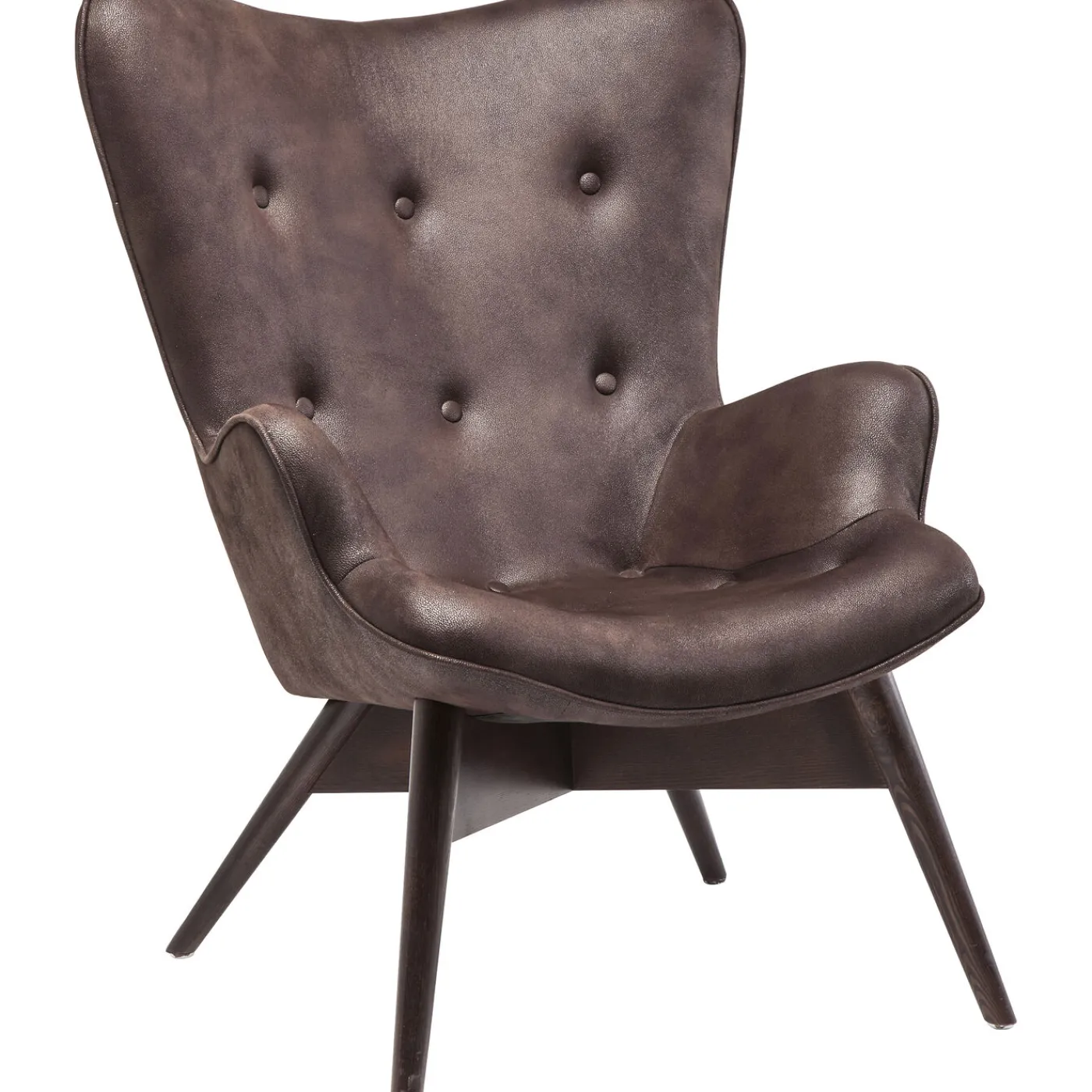 KARE Design Fauteuil Black Angels Wings Marron Econo