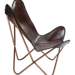 KARE Design Fauteuil Butterfly Marron