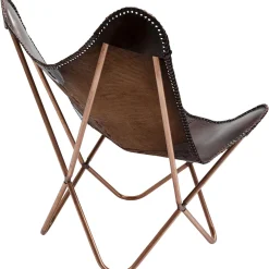KARE Design Fauteuil Butterfly Marron
