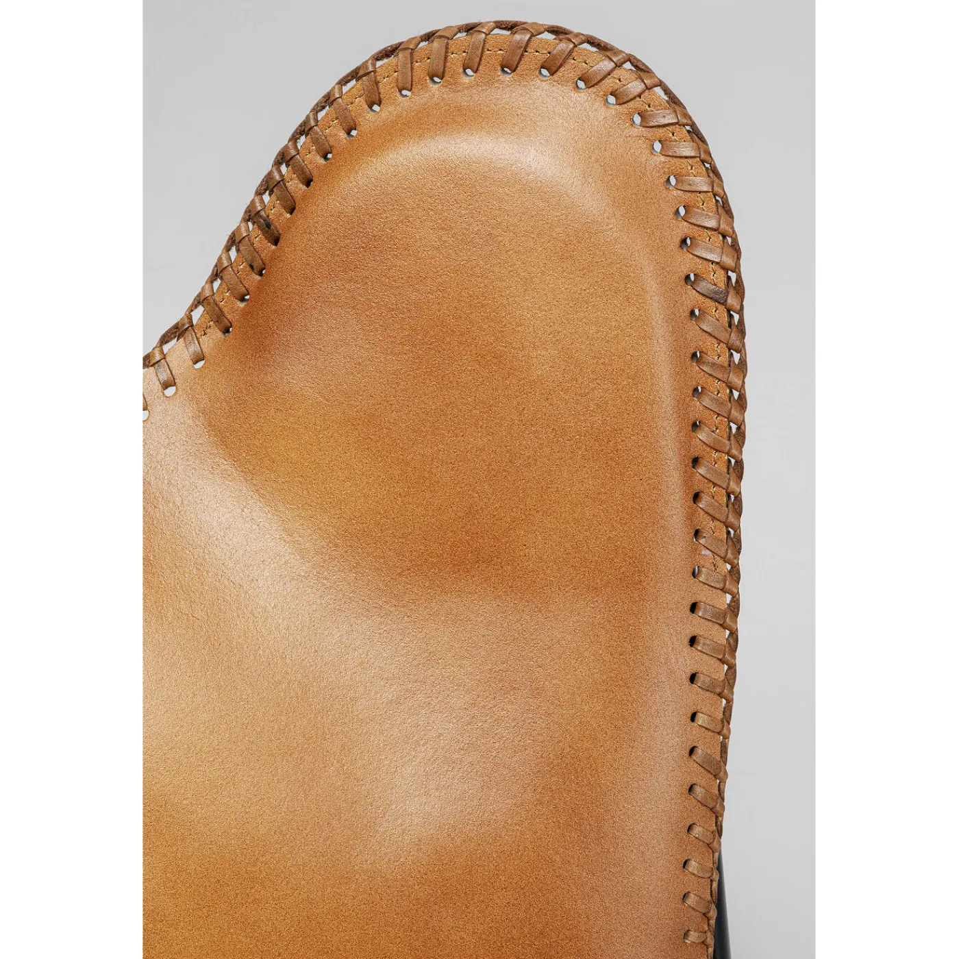 KARE Design Fauteuil California Cuir Marron