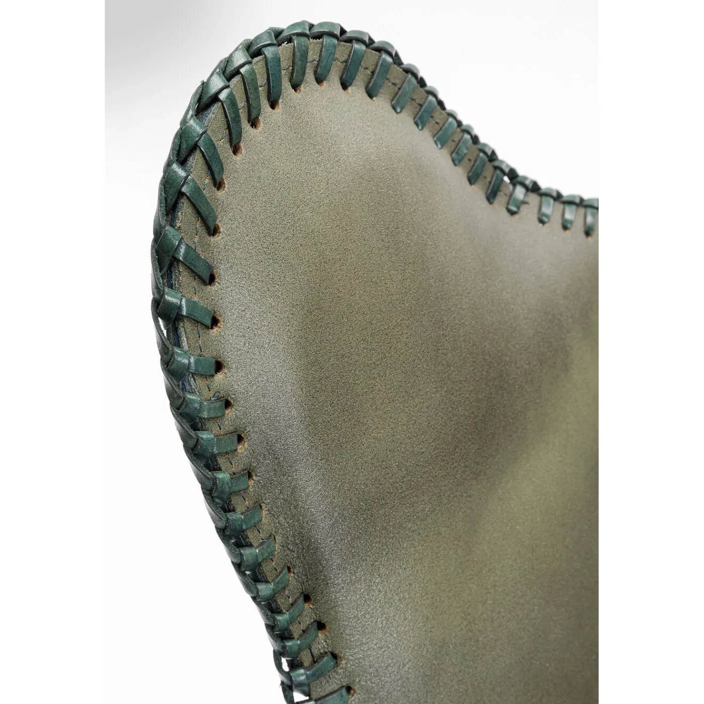 KARE Design Fauteuil California Cuir Kaki