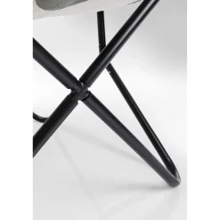 KARE Design Fauteuil California Cuir Kaki