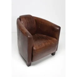 KARE Design Fauteuil Cigar Lounge Marron