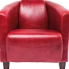 KARE Design Fauteuil Cigar Lounge Rouge