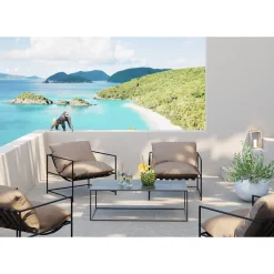 KARE Design Fauteuil Cuby Garden Marron