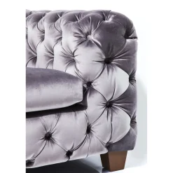 KARE Design Fauteuil Desire Gris Argente