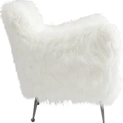 KARE Design Fauteuil Goldfinger Blanc
