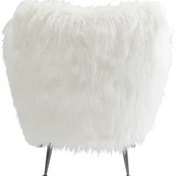 KARE Design Fauteuil Goldfinger Blanc