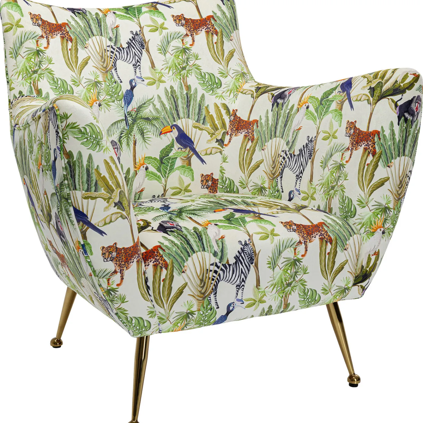 KARE Design Fauteuil Goldfinger Tropical