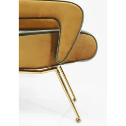 KARE Design Fauteuil Luna Haut Dossier Vert