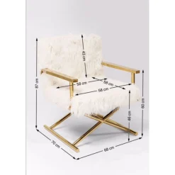 KARE Design Fauteuil Mr. Fluffy