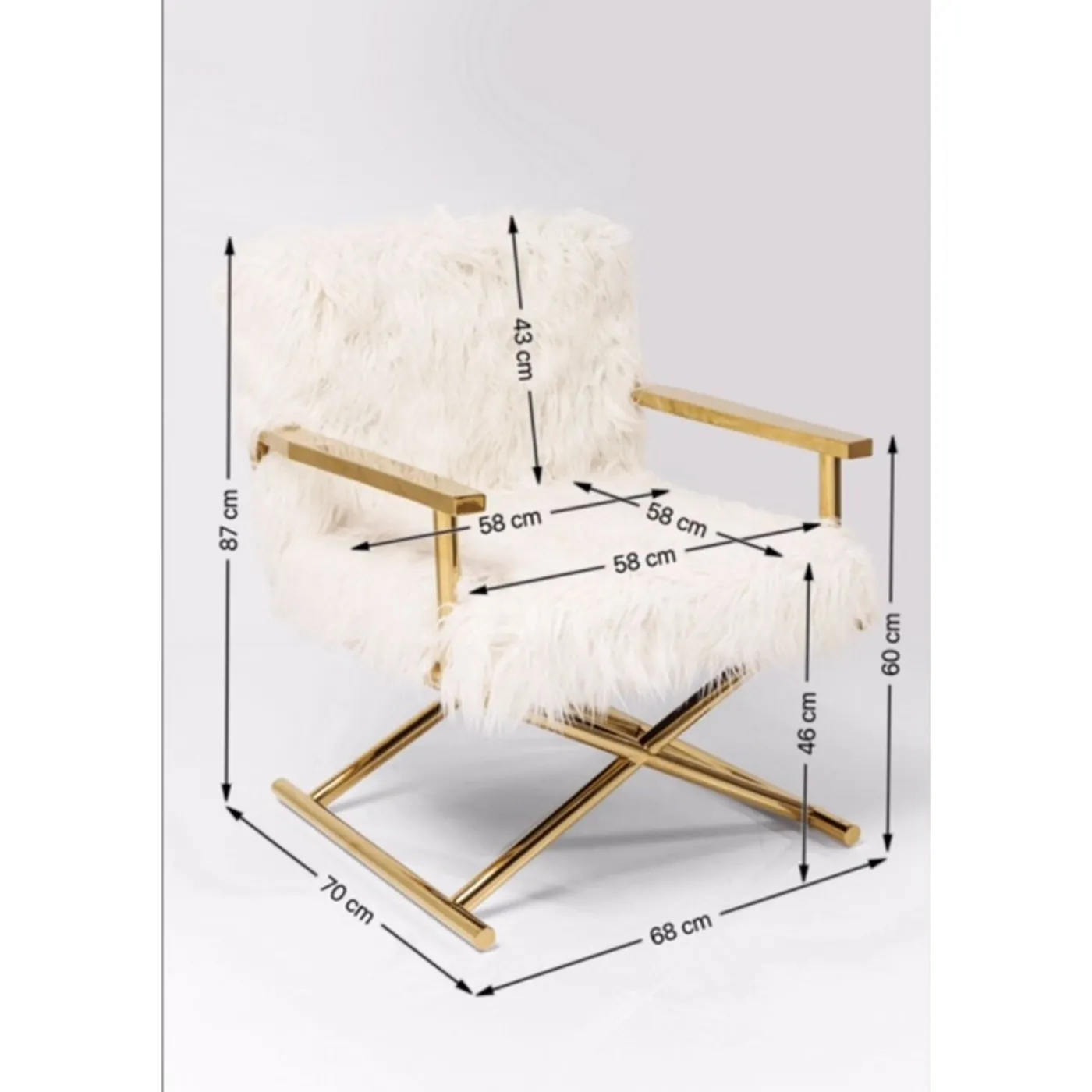 KARE Design Fauteuil Mr. Fluffy