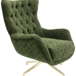 KARE Design Fauteuil Pivotant Bellini Vert