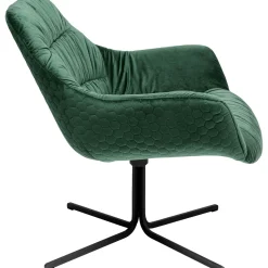 KARE Design Fauteuil Pivotant Bristol Vert