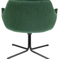 KARE Design Fauteuil Pivotant Bristol Vert