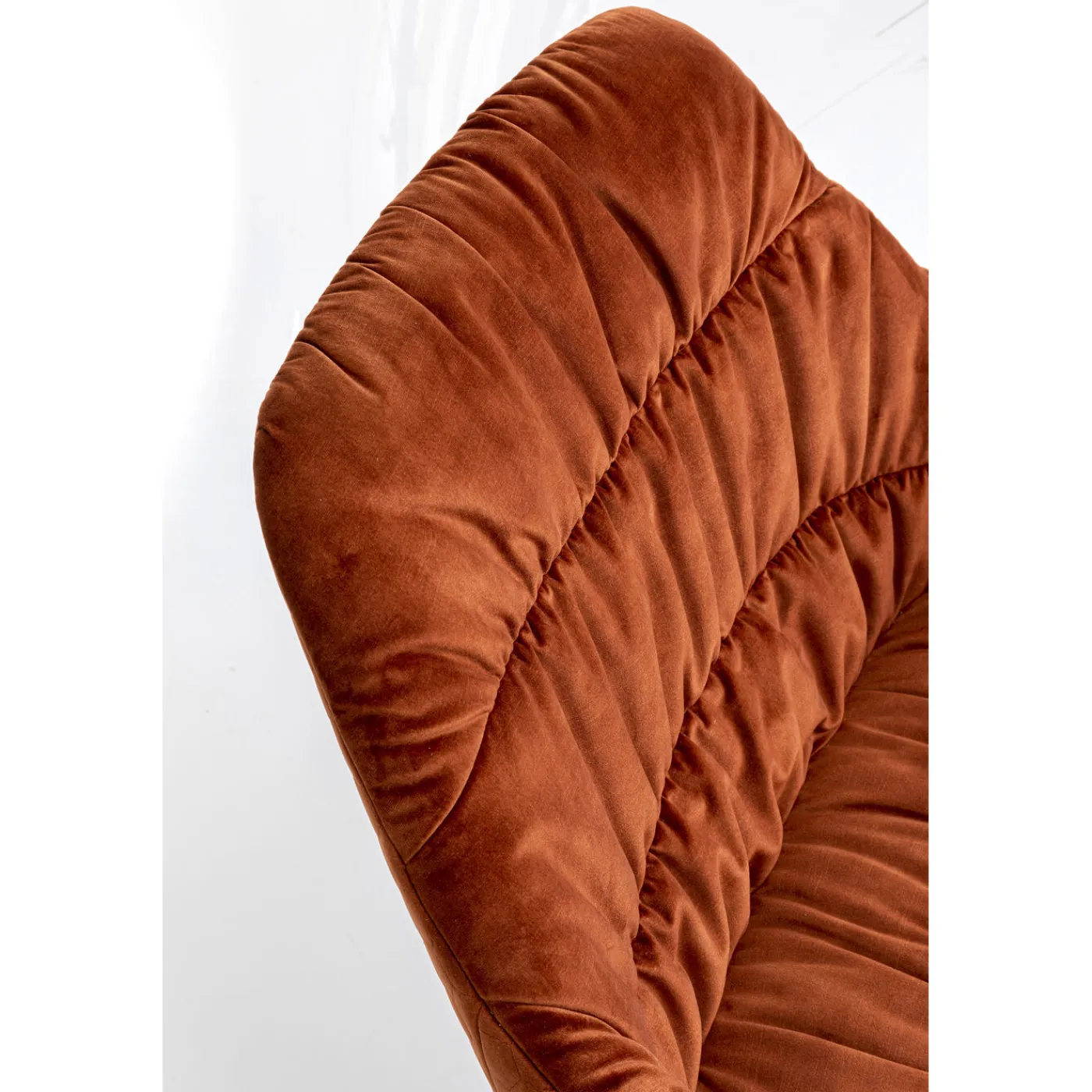 KARE Design Fauteuil Pivotant Bristol Rouge Rouille